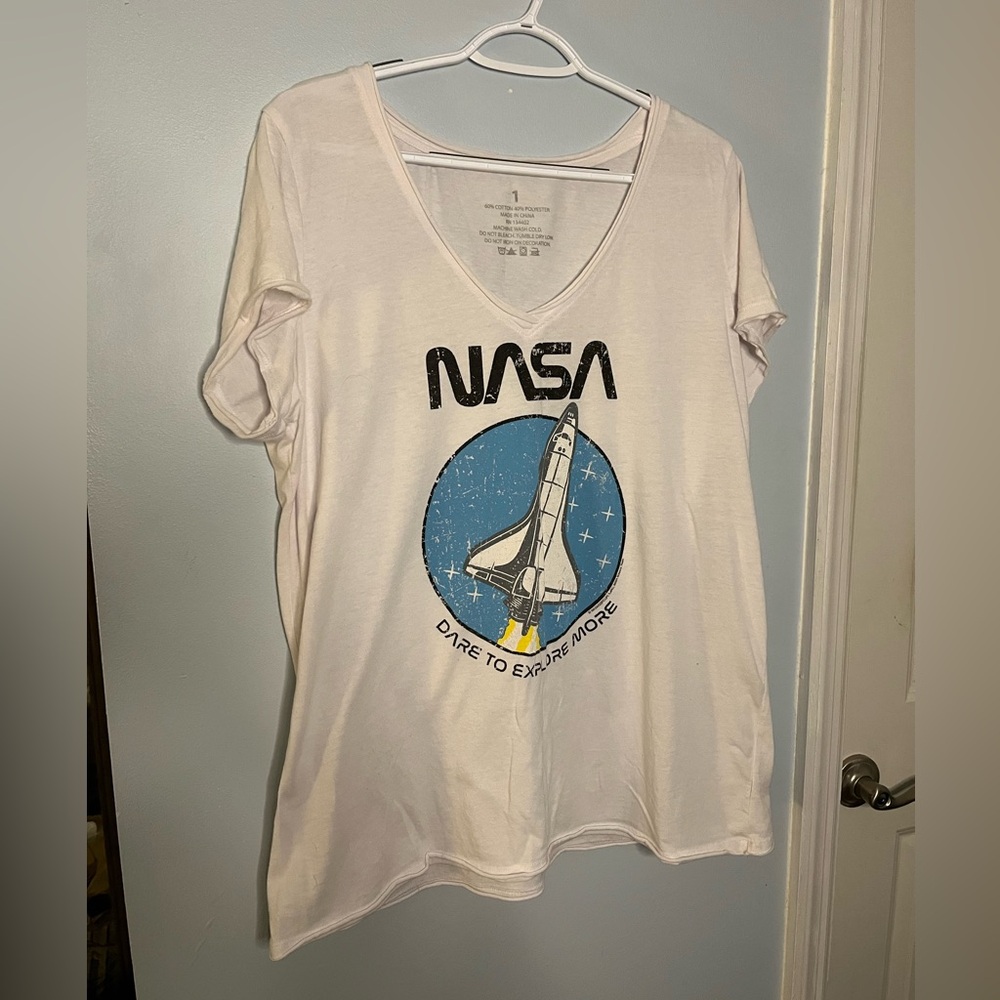 Torrid White NASA Graphic Tee